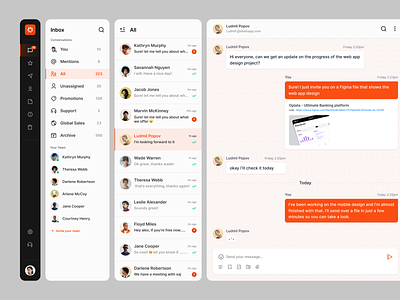 Dashboard Messaging chat chatbot chatting clean dashboard conversation dashboard design system inbox interface live chat messages messaging messenger navigation navigation bar saas saas dashboard side menu social media video call