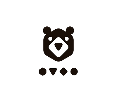 Bear animal bear brand branding design elegant geometric graphic design illustration logo logo design logotype mark minimalism minimalistic modern sign wild