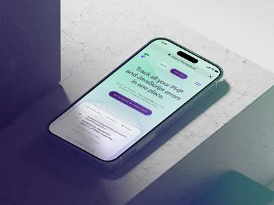 Flareapp.io agency belgium clean design gradients homepage mobile producthunt saas ui ux web design webdesign website
