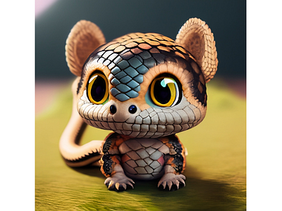 character design,create a tiny yorkie snake with ai looking cute ai branding character design design facebook cover graphic design illustration logo