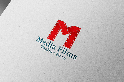 Media Films Logo(unused) best logo branding design entertainment film film logo films graphic design illustration logo logo design logo for sale media media logo modern logo movie ui vector