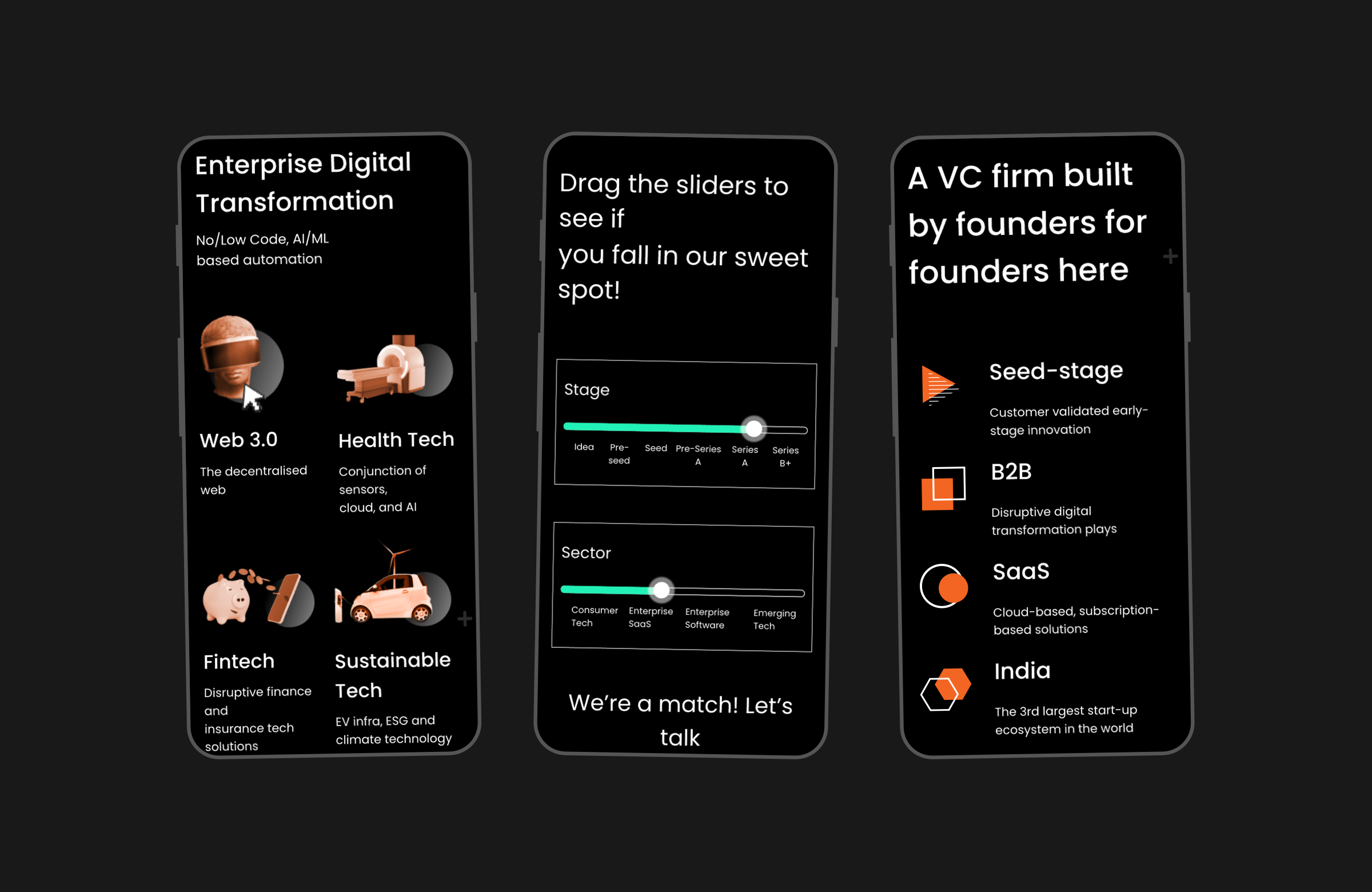 Pentathlon bold design dark mode design design interaction design pentathlon responsive design thedesignfix thedesigntip ui uiux user experience venture capital web design website design website landing page