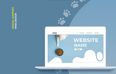 Animal Support Website Design branding graphic design ui ux