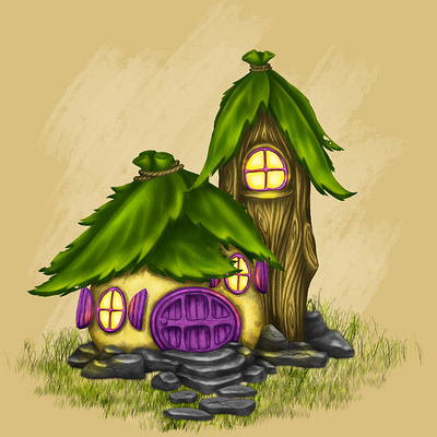 Fairy House concept concept art design illustration