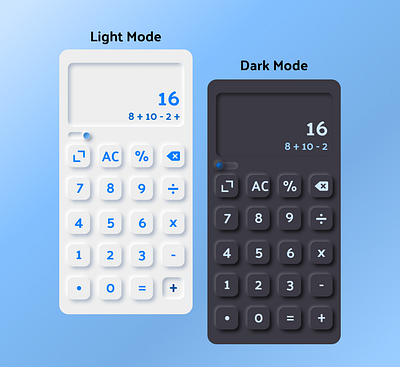 Day 2 of Daily UI Challenge: Calculator app design figma graphic design mobile app ui