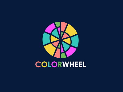 cOlOr Wheel logo - sale brand brand design brand identity branding branding design color colorful colorwheel design illustration logo logo design logo for paint company round design vector wheel