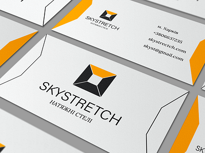 Business card | visual identity | Skystretch branding branding business card design graphic design identity illustration logo vector