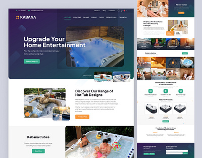 Hot Tubs Store Website Redesign agency website dashboard ecommerce website homepage design hot tub landing page hot tub store hot tubs hot tubs store jewelry website living products minimal website online shop online store website outdoor living products outdoor products sauna sauna swim spa shopify website shopping online ui ux design