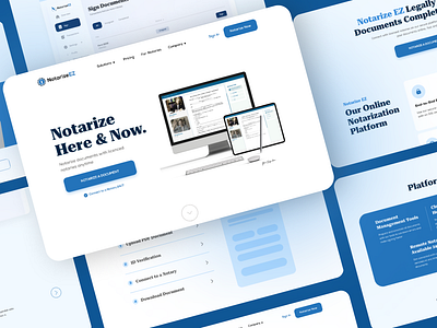 Online Notary Solutions designs, themes, templates and downloadable graphic  elements on Dribbble