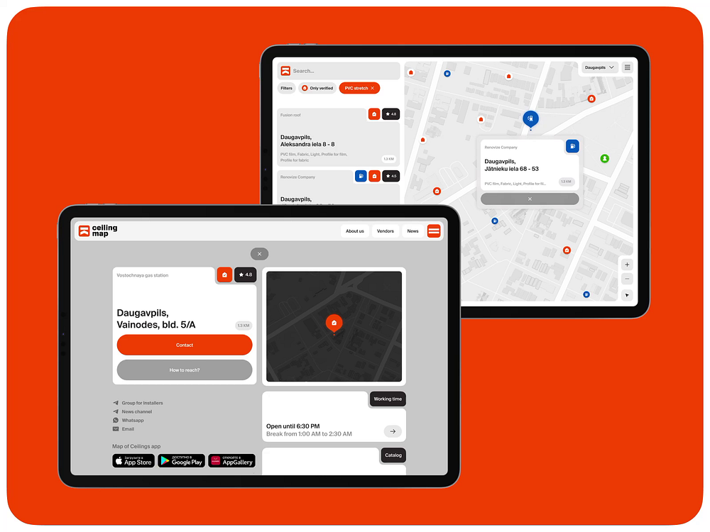 Ceiling Map by Pavel Dergachev for Redis Agency on Dribbble