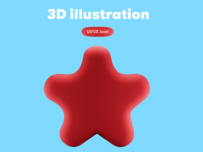 UI/UX 3D icon - stat/bookmark 3d 3d icon 3d illustration 3d object ui ux