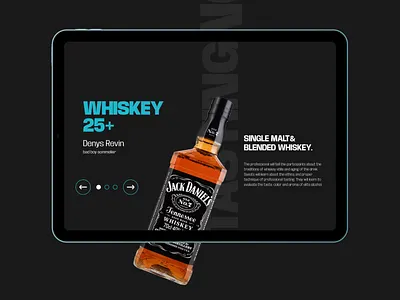 Bad Boy website - education page badboy branding carusel corporative website courses page design event page home page landing page online education tasting ui ui design ux webdesign website whiskey