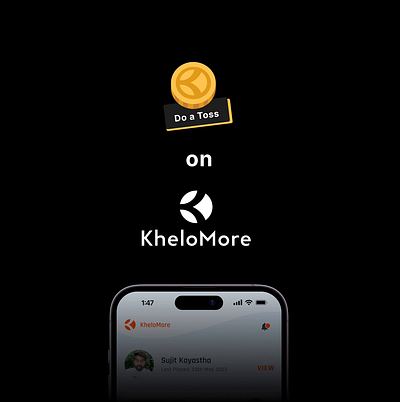 Flip a Coin on KheloMore animation design flip flip a coin gamification heads and tails toss ui user experience ux ux design