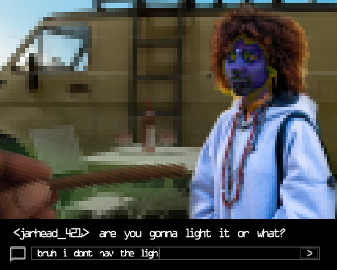 wait, who brought the lighter...? art design design concept game graphic design