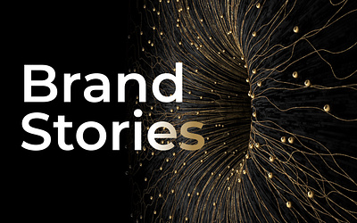 Brand stories branding graphic design logo motion graphics ui