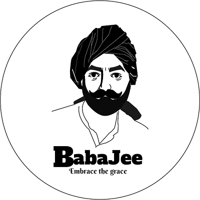 BabaJEE Logo branding design graphic design illustration logo minimalistic typography vector