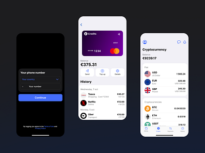 Credits — mobile app app appstore credits design finance ios ios design mobile product design ui ux