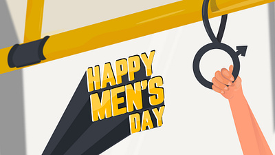 MEN'S DAY design graphic design illustration man day men mens day typography vector vector art vector illustration