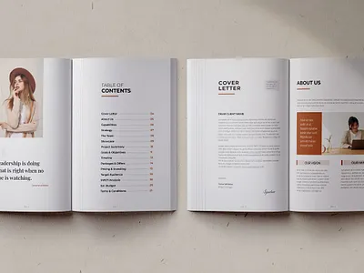 The Proposal | Canva, InDesign branding design graphic design illustration logo vector