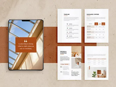 The Proposal | Canva, InDesign branding design illustration logo vector