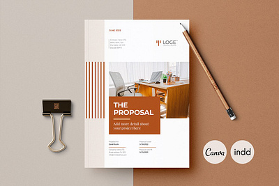 The Proposal | Canva, InDesign branding design illustration logo vector