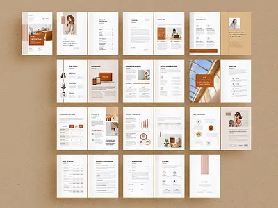 The Proposal | Canva, InDesign branding design illustration logo vector