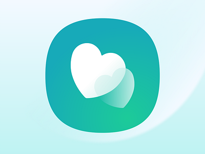Together App Icon app app icon gradient illustration logo love mobile modern