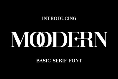 Moodern Display Serif Font ads branding display font fonts graphic design logo