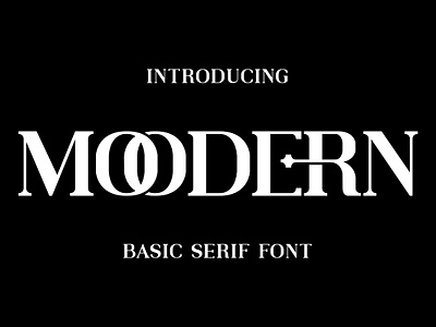 Moodern Display Serif Font ads branding display font fonts graphic design logo