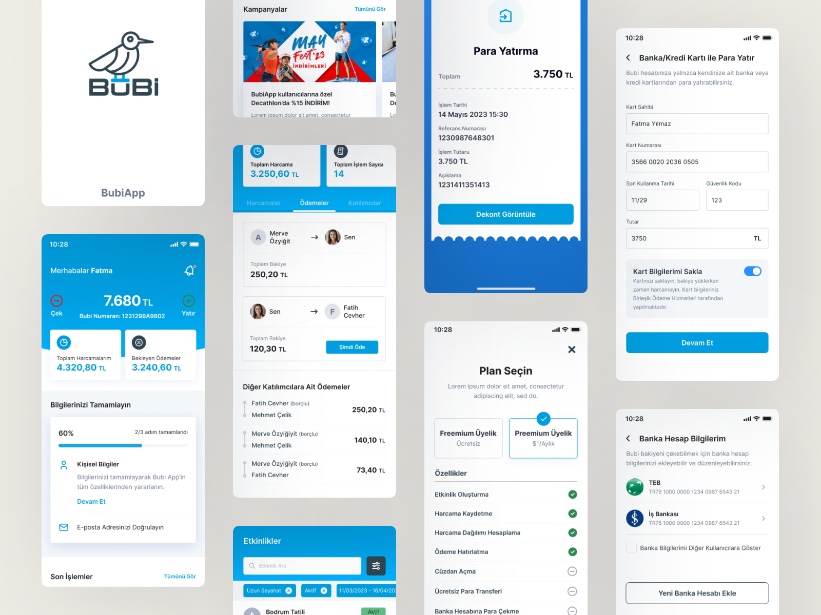Bubi App Design dailyui finance ui design ui design uidesigner