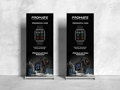 PROMATE - Rollup Banner advertising banner branding business corporate creative design digital free psd graphic marketing modern professional promate pullup roller rollup standee standup x banner