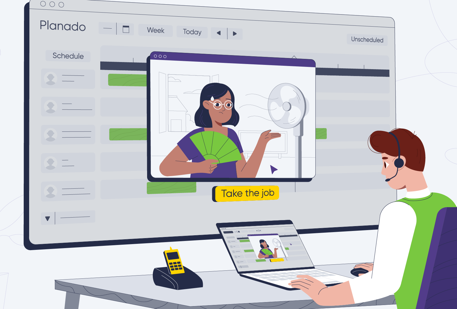 Planado Software by Collby Graphics on Dribbble