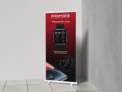Promate - Rollup Banner agency banner business corporate creative design digital graphic marketing modern professional promate pullup roller rollup standee standup technology