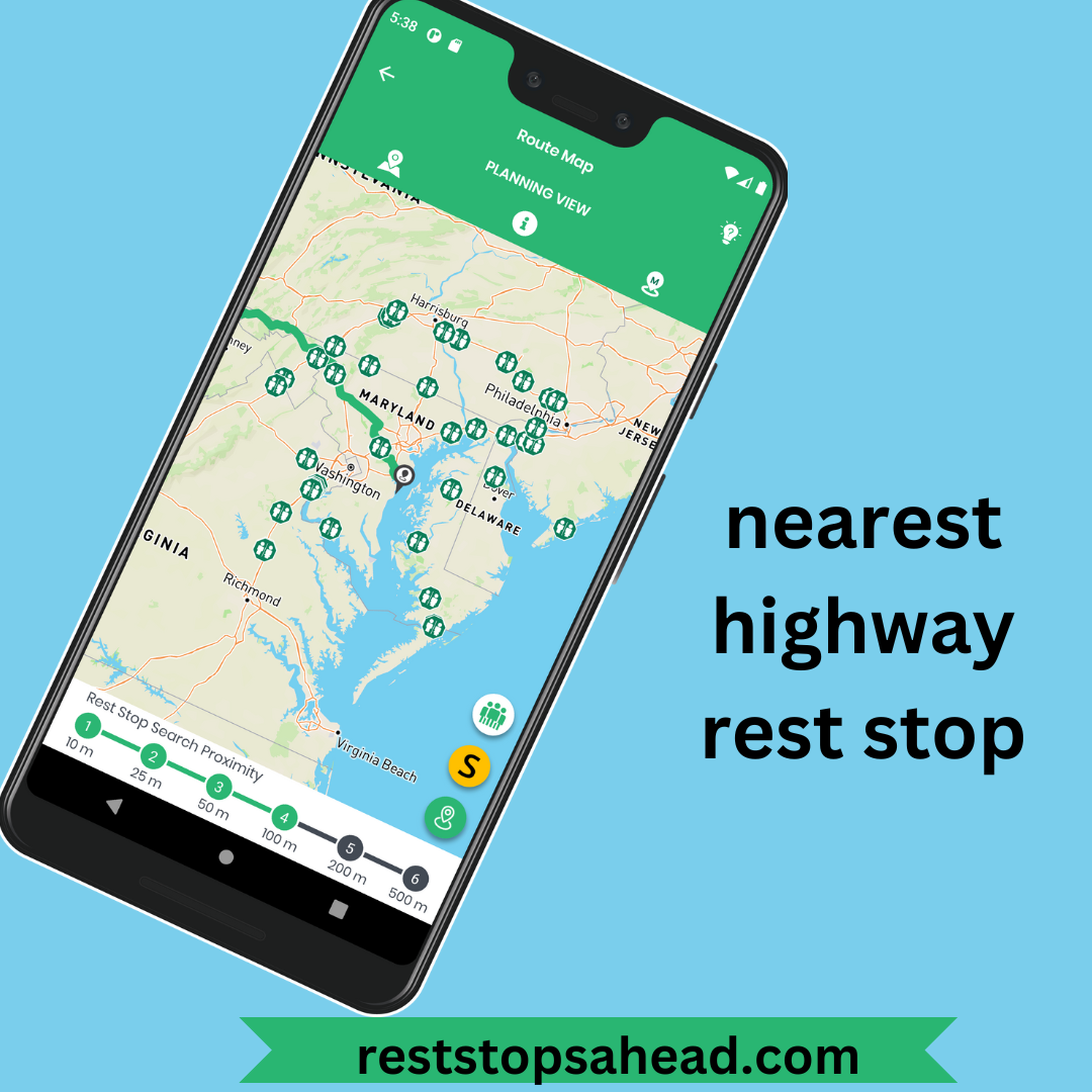 nearest rest stop