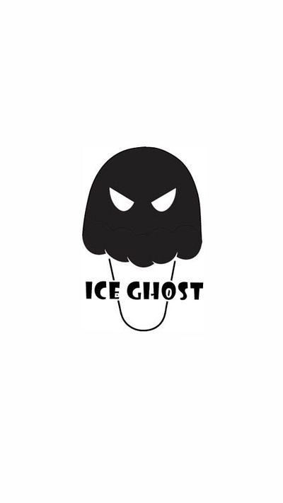 Ice Ghost Logo design illustration logo vector