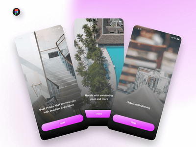 Hotel Booking App UI/UX app ui design graphic design ui uiux