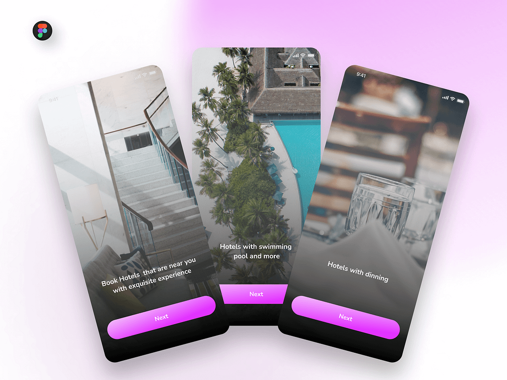 Hotel Booking App UI/UX by Akash Singh on Dribbble