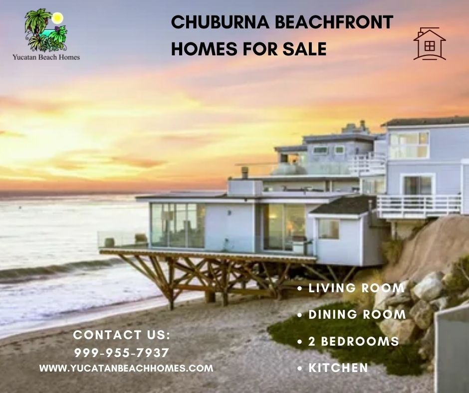 Best Beachfront Buy House For Sale In Chuburna by Yucatan Beach Homes