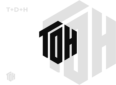 TDH LOGO DESIGN app logo branding creative logo design graphic design grid grid logo logo logo design marketing logo minimalist logo tdh tdh logo tech vector