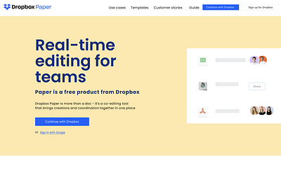 Dropbox Homepage app branding design graphic design illustration logo typography ui ux vector