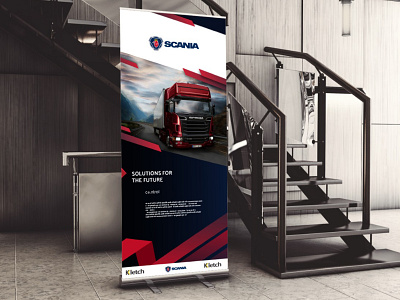 Banner design for Scania