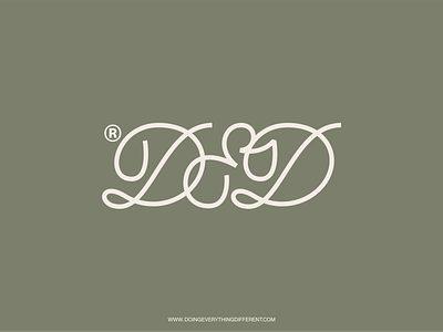 DED logo design branding contemporary fashion lettering logo logo designer logomark logos modern typography