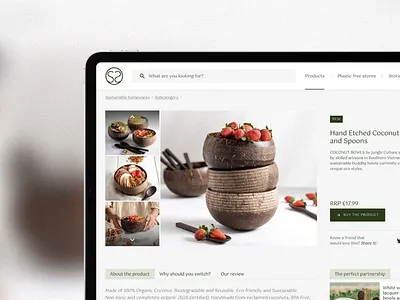 Sustainable Shopping - Website UI/UX [WIP] craft cms ecommerce shopping sustainable ui website
