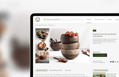 Sustainable Shopping - Website UI/UX [WIP] craft cms ecommerce shopping sustainable ui website
