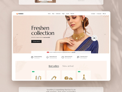 Hongo - Multipurpose Shopify Theme - Jewellery Store blog creative design ecommerce fashion jewellery modern multipurpose responsive shop shopify shopping store theme themeforest ui