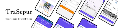 TraSepur : Train Booking UI System booking system booking ui branding graphic design strain book train train booking ui