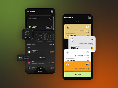 Wallet app concept animation app design developer interface animation ios app design mobile mobile design ui wallet concept