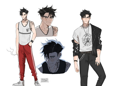 Rafael - Concept Character/Designer anime style design fanart illustration ilustração originalcaracter originalcharacter