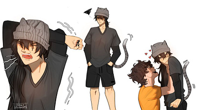 Cat Sugar - Concept Art anime style caracterdesigner fanart illustration ilustração originalcaracter