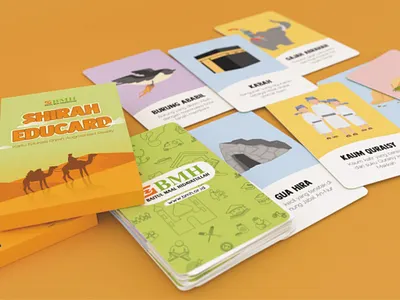 Flashcards Design augmented reality blender branding cartoon cycles flashcard game education graphic design kids mockup packaging toys